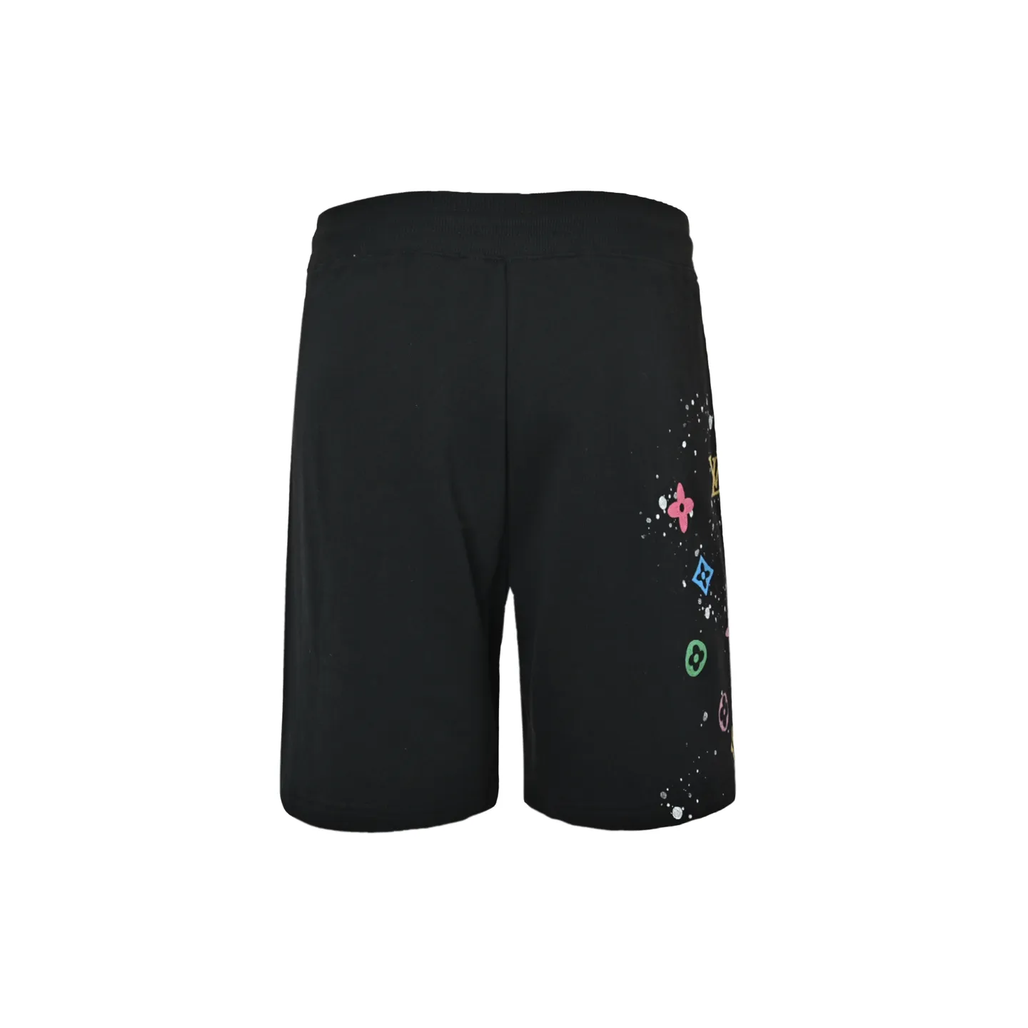 Louis Vuitton/Louis Vuitton multi-element presbyopic print embroidered shorts